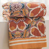 Boho Flora Tone Cotton Blanket