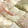 Floral Bloom Quilted Sofa Cover