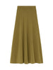 High-Cuff Crewneck Sweater Skirt Set