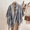 Ginkgo Leaf Print Tassel Shawl