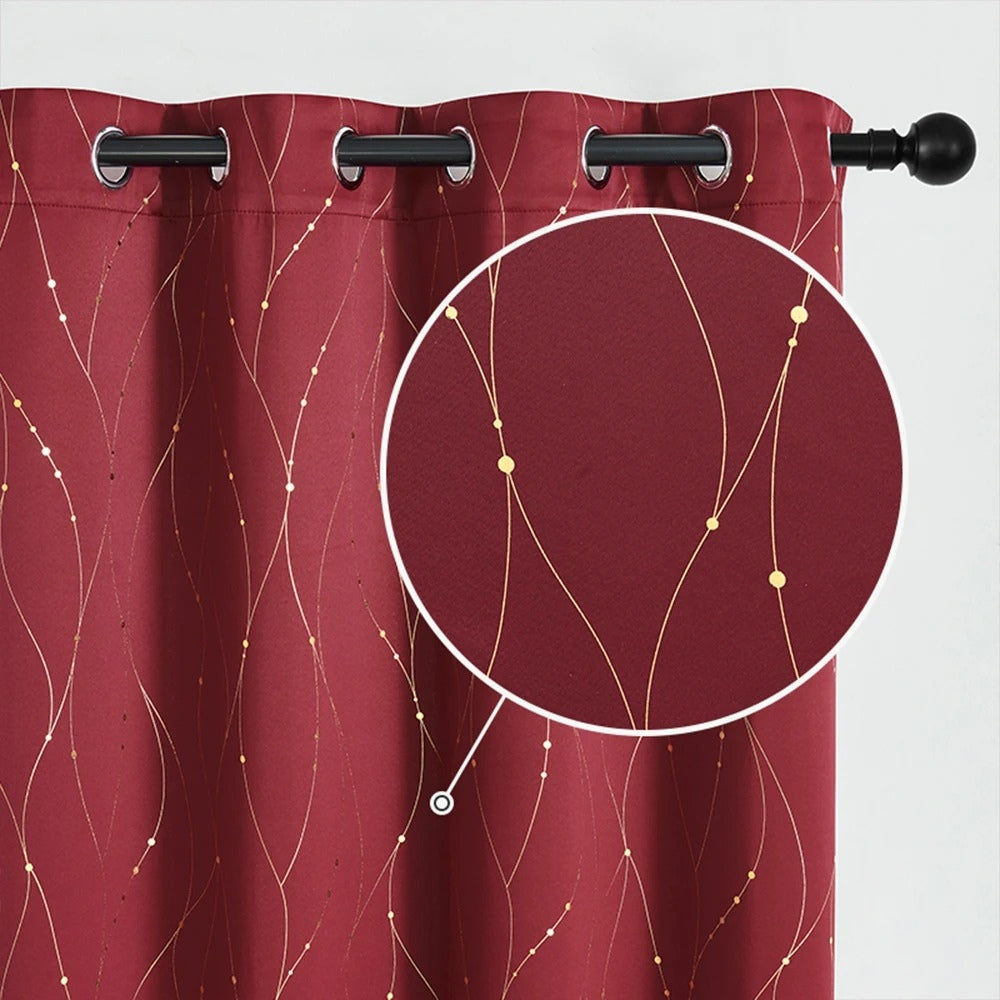 Gleam Chic Blackout Curtain
