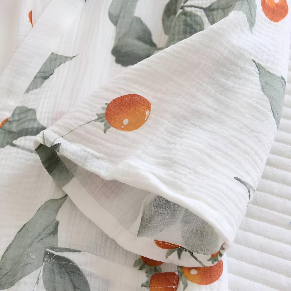 Garden Tomato Kimono Robe