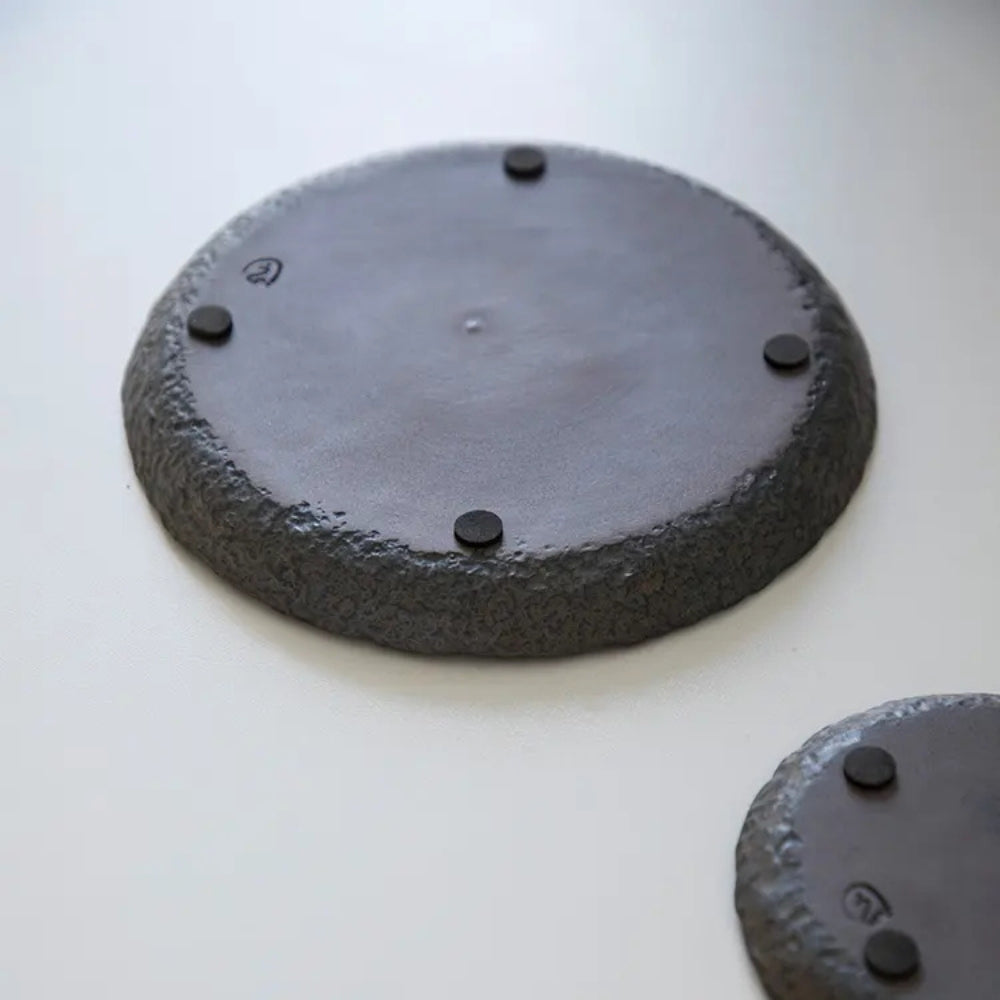 Hammer-Divot Inspired Industrial Plate Set