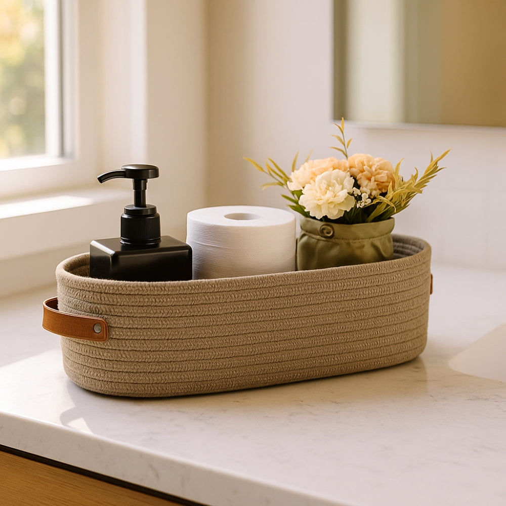 Harper Woven Storage Basket Organizer