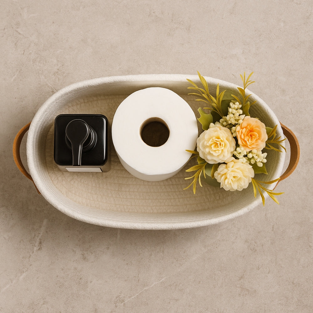 Harper Woven Storage Basket Organizer