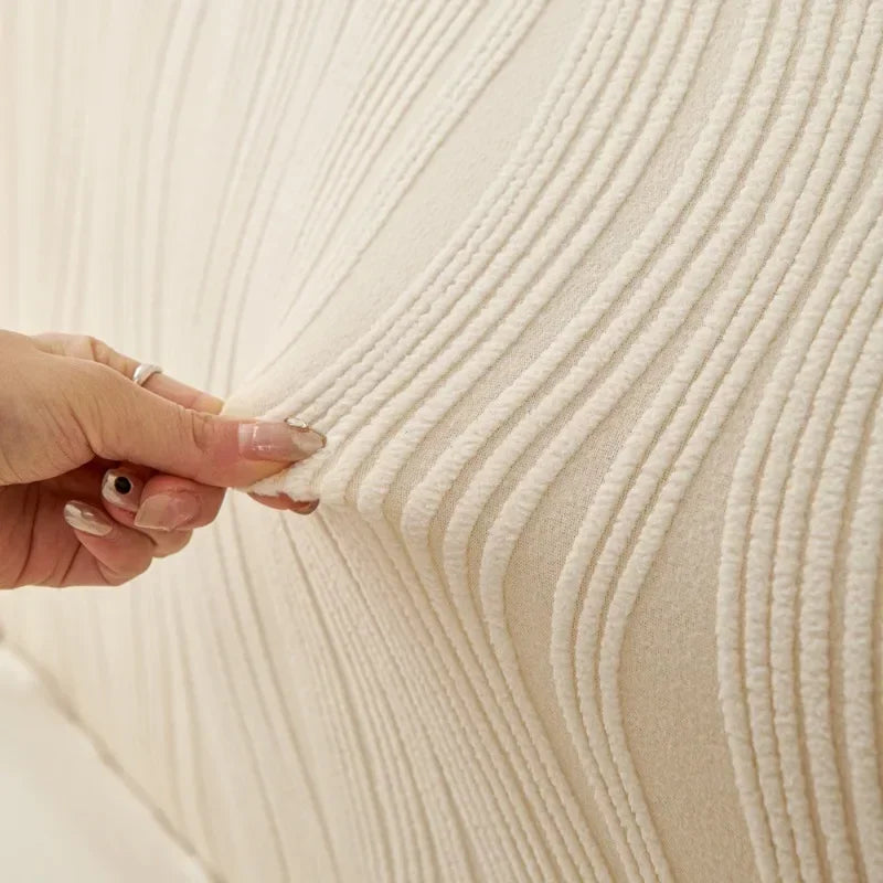 Headboard cover – Soft polyester – Solid color – Headboard cover queen or king size – Machine washable