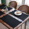 Hemp tablecloth – Handcrafted boho fringe – Natural earthy texture – Perfect for dining occasions