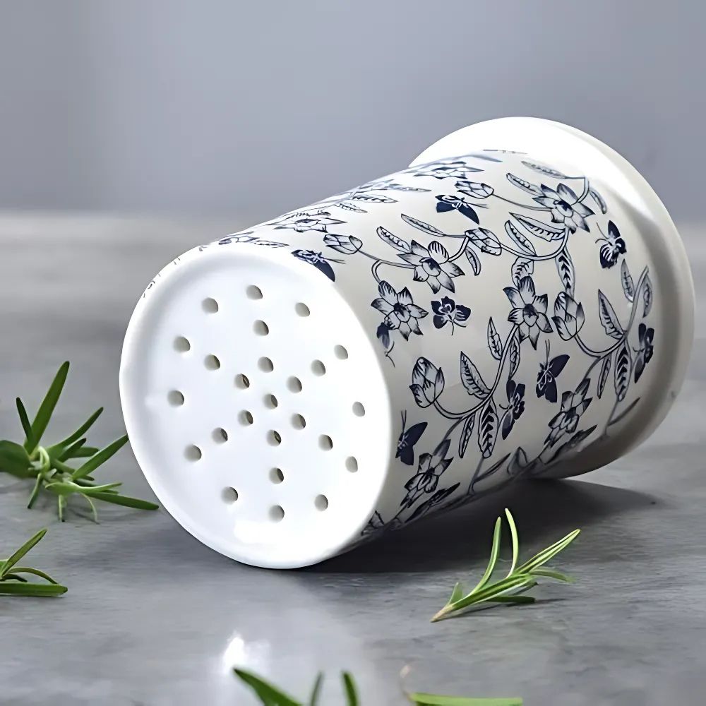 Bloomfield Ceramic Utensil Holder Crock