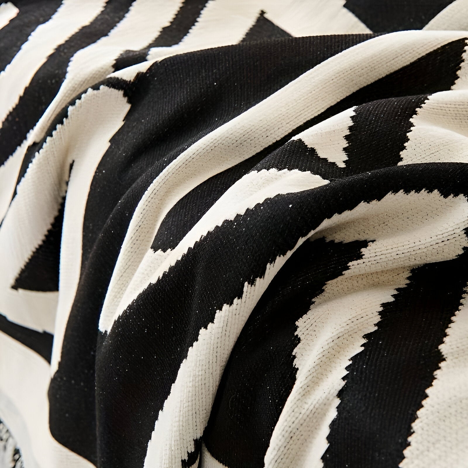 Premium Fluffy Chenille Sofa Blanket