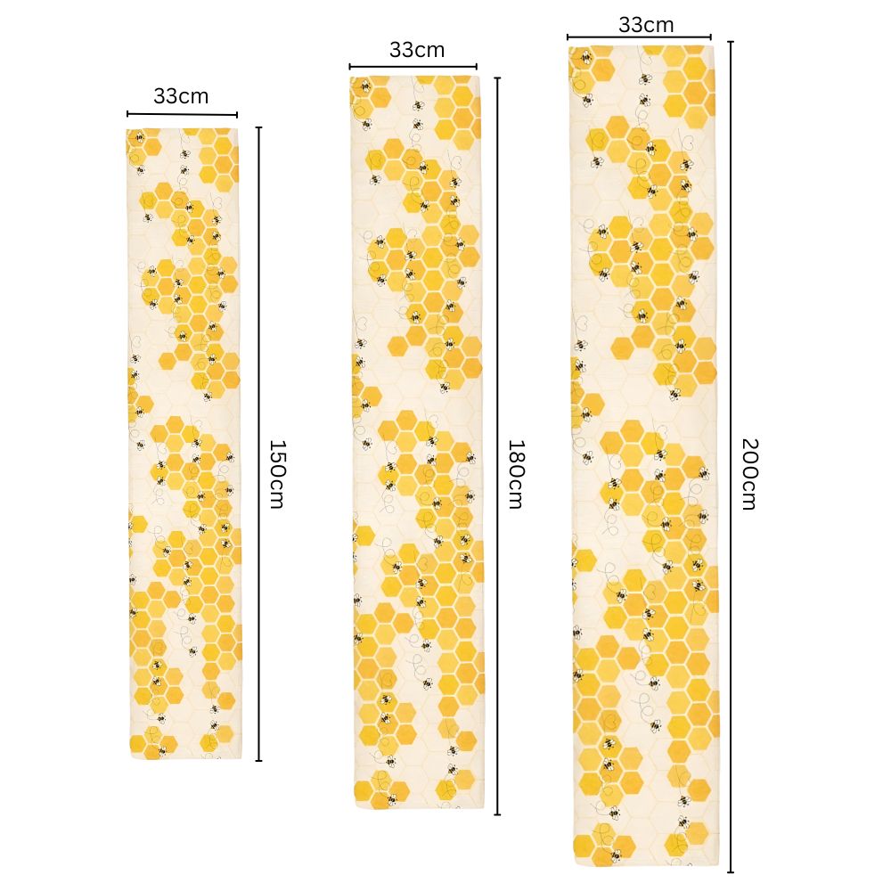 Honeycomb Buzz Linen Table Runner