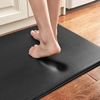 Black anti-fatigue kitchen mat – cushioned non-slip floor mat for standing comfort while cooking