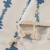 Inkblot Blue Tassel Cabinet Curtain