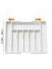 Kitchen drawer organizer – Expandable plastic – Adjustable dividers – Ideal for utensils and home organization