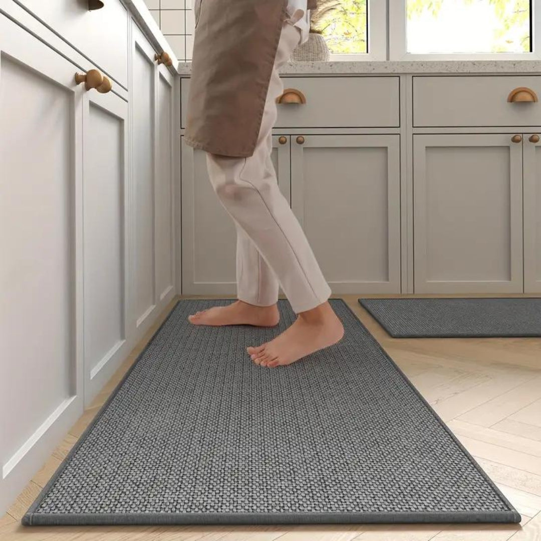 Kitchen mat – Cushioned PVC – Non-slip design – Anti-fatigue comfort for cooking