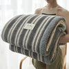 Knit blanket throw – Soft chenille – Machine washable – Cozy home accessory for couch or bed