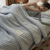 Knit blanket throw – Soft chenille – Machine washable – Cozy home accessory for couch or bed