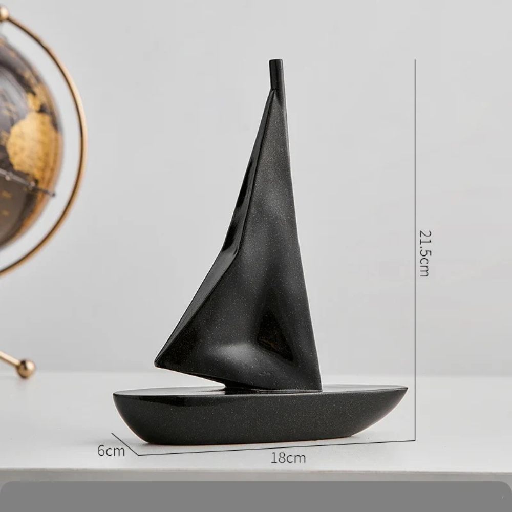 Celestial Drift Sailboat Decor