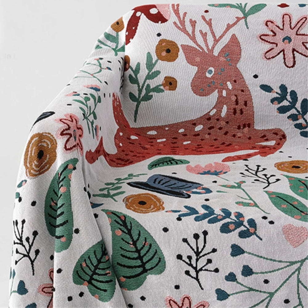 Laurel Nature-Inspired Soft Blanket