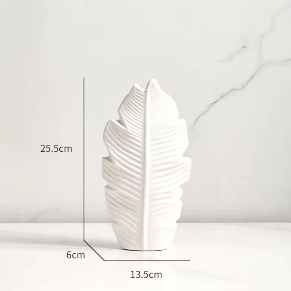 Leafline Ceramic Vase