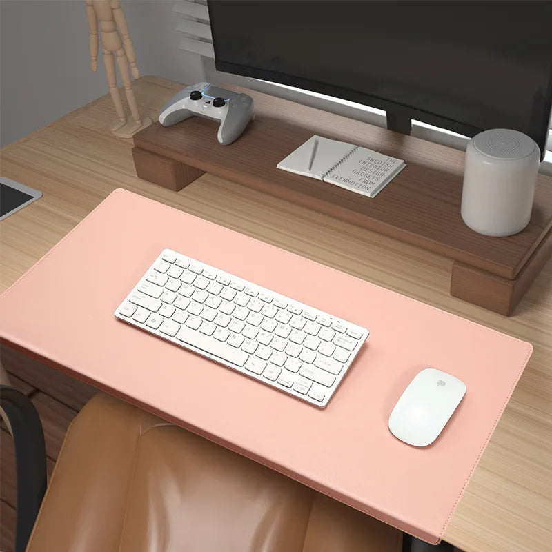 PU-Leather Desk Pad – Non-Slip Surface – Ergonomic Support for Office and Gaming – Custom Sizes Available