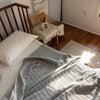 Lightweight quilt – Soft cotton – Textured stripe design – Breathable comfort
