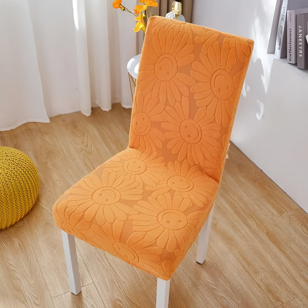 Fleur Smiley Flower Stretch Chair Cover