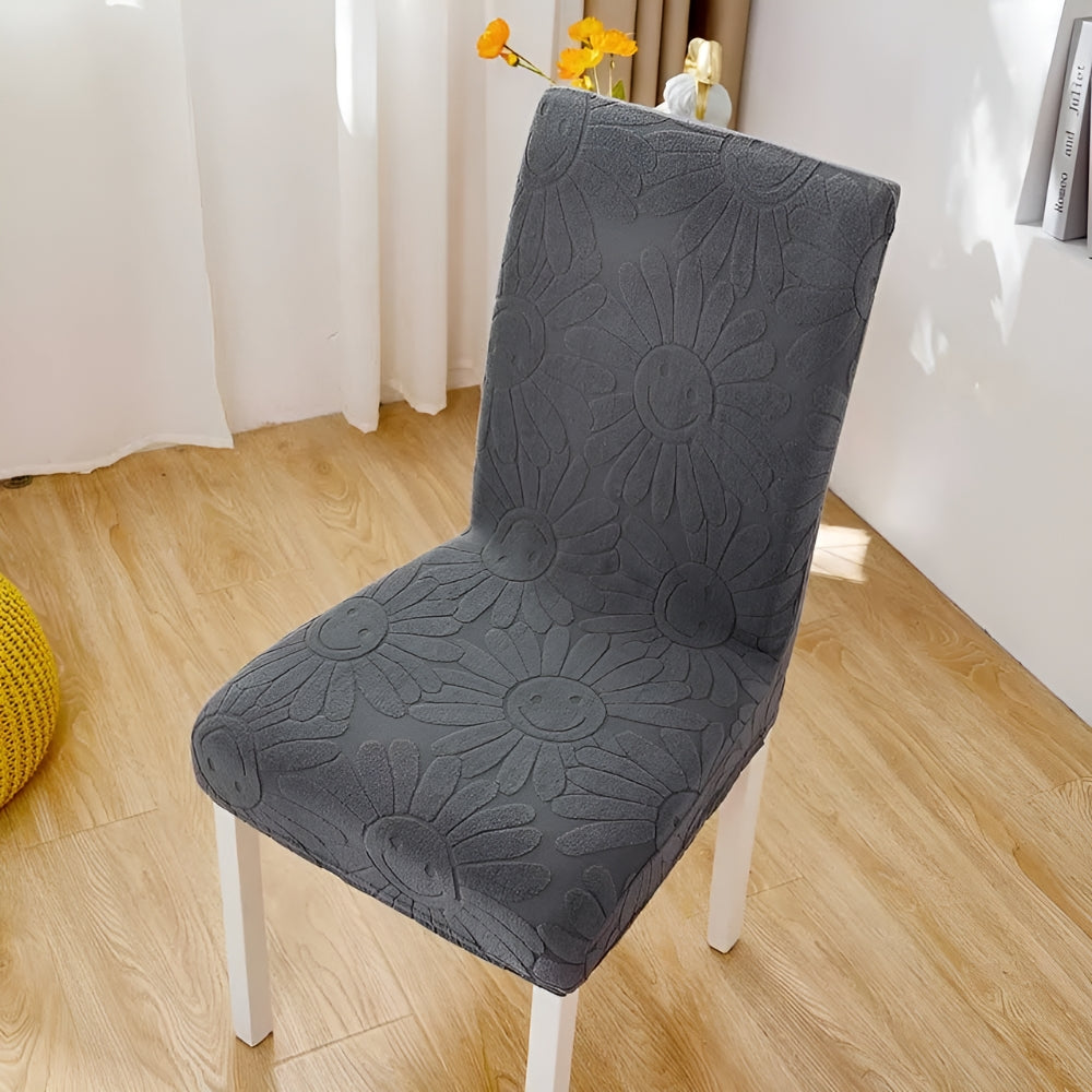 Fleur Smiley Flower Stretch Chair Cover