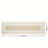 Lush Floral Striped Kitchen Mat