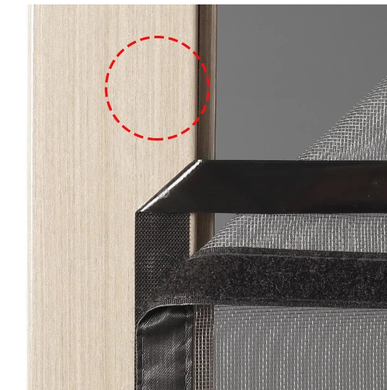 Magnetic door curtain – Insect protection – Durable mesh – Easy installation for home use