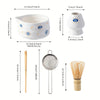 Matcha set – 5-piece ceramic – Evil Eye design – Ideal for tea ceremonies and gifts