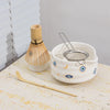 Matcha set – 5-piece ceramic – Evil Eye design – Ideal for tea ceremonies and gifts