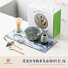 Matcha set – 8-piece glazed ceramic kit – Handcrafted tools – Elegant gift box for tea ceremonies