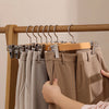 Maxwell Premium Wood Pants Hangers with Clips