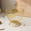 Metal coffee pod holder basket – Stylish wire design – Cozy countertop accent – 7.5 x 5.5 in