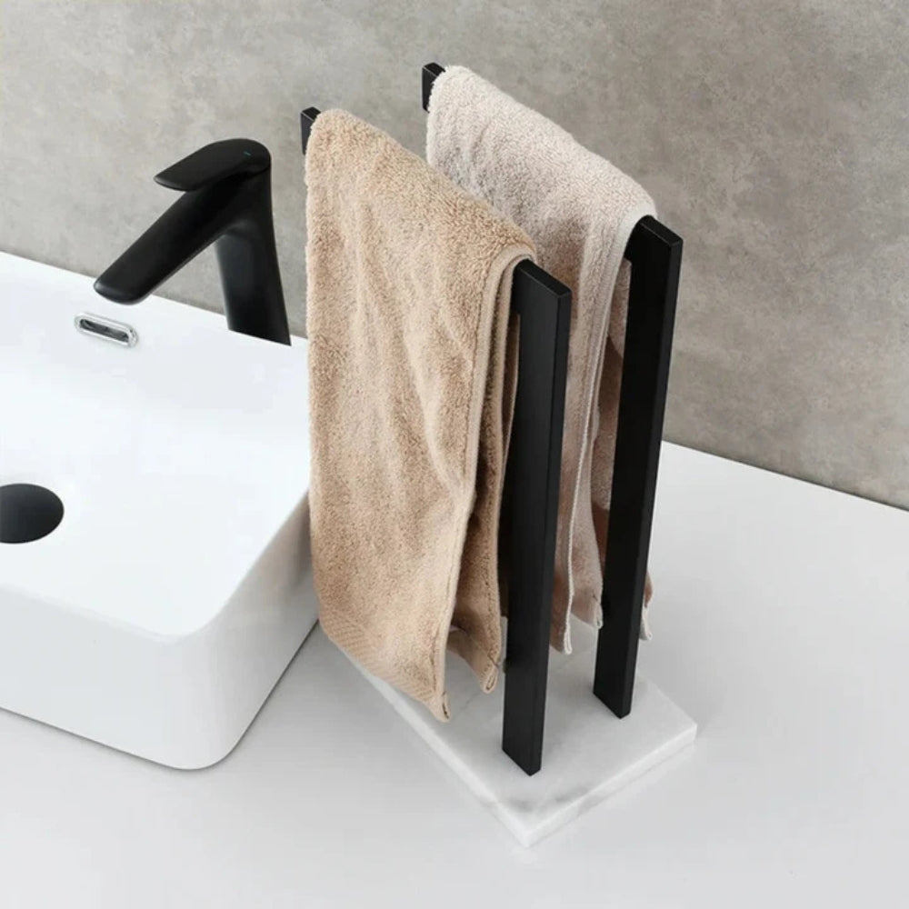 Minimalist Bathroom Vanity Double Towel Rack