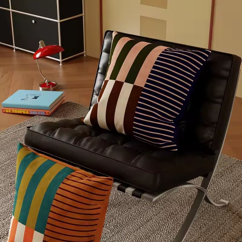 Mod Blocks Striped Cushion Cover