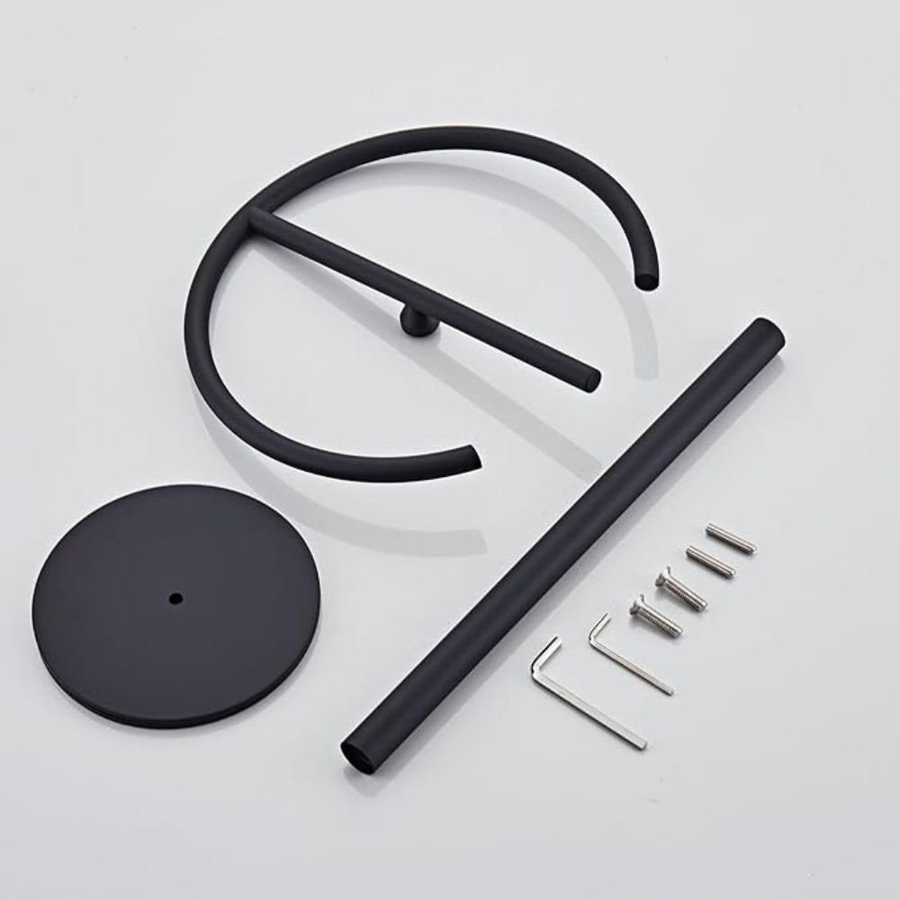 Modern Round Free-Standing Hand Towel Holder Rack