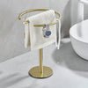 Modern Round Free-Standing Hand Towel Holder Rack