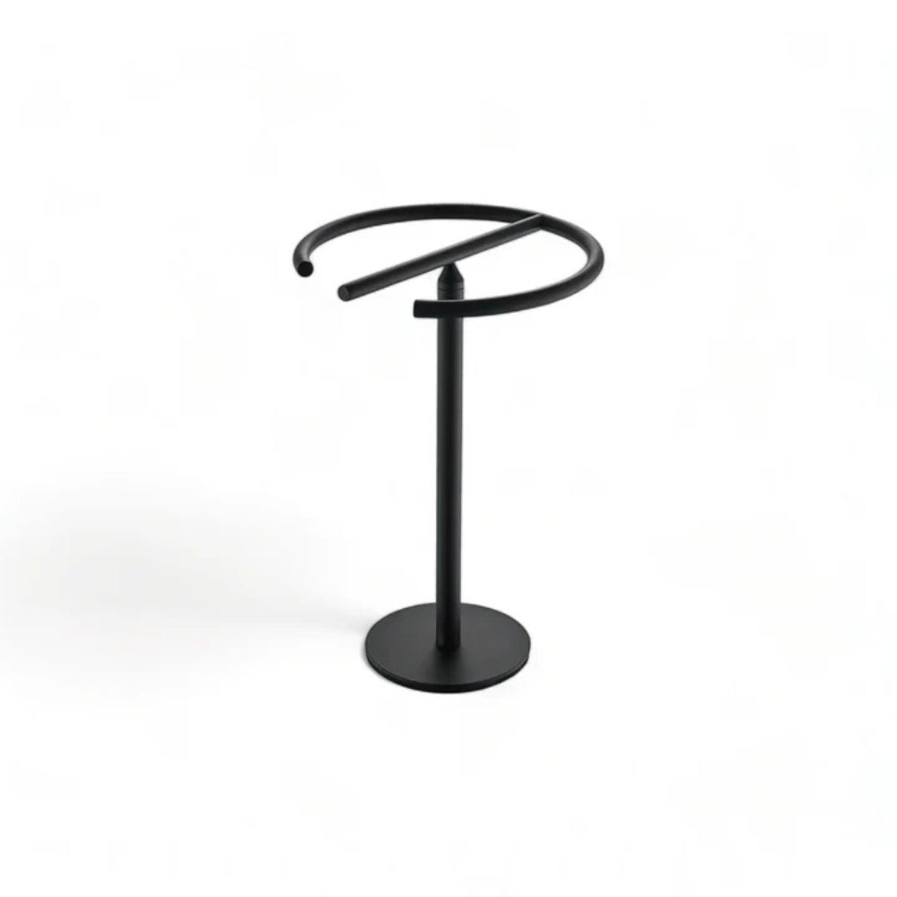Modern Round Free-Standing Hand Towel Holder Rack