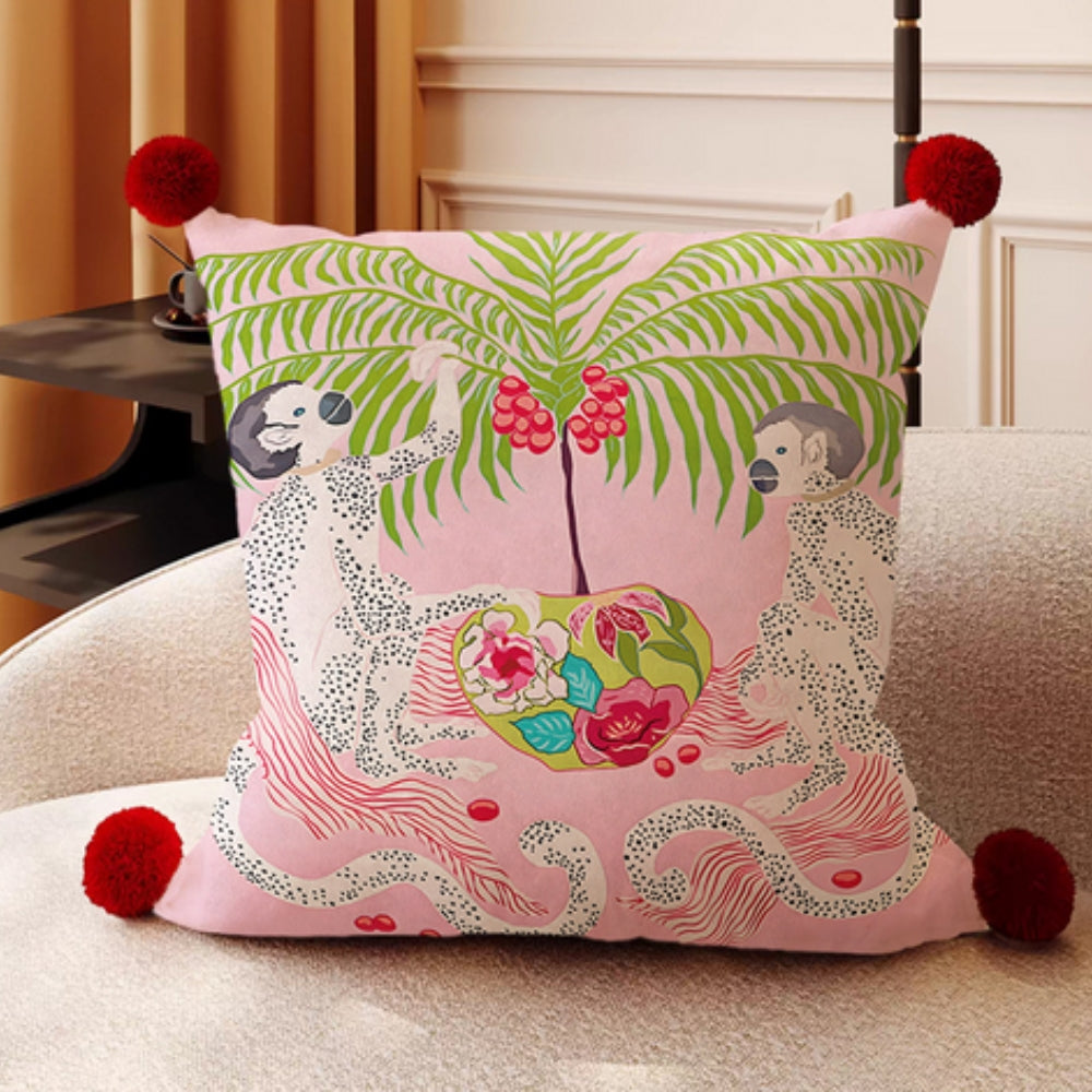 Monkey Garden Cushion Cover Collection