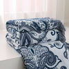 Multilayer Gauze Cotton Cooling Blanket with Tassels, Lightweight Summer Throw for Sofa and Outdoor Use