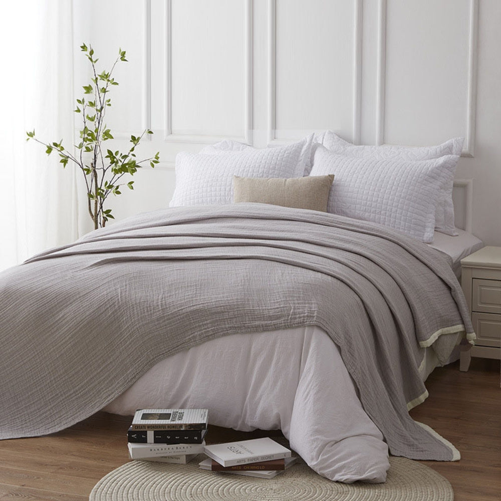 Muslin blanket – Six-layer cotton – Soft and breathable – Cozy throw for all seasons