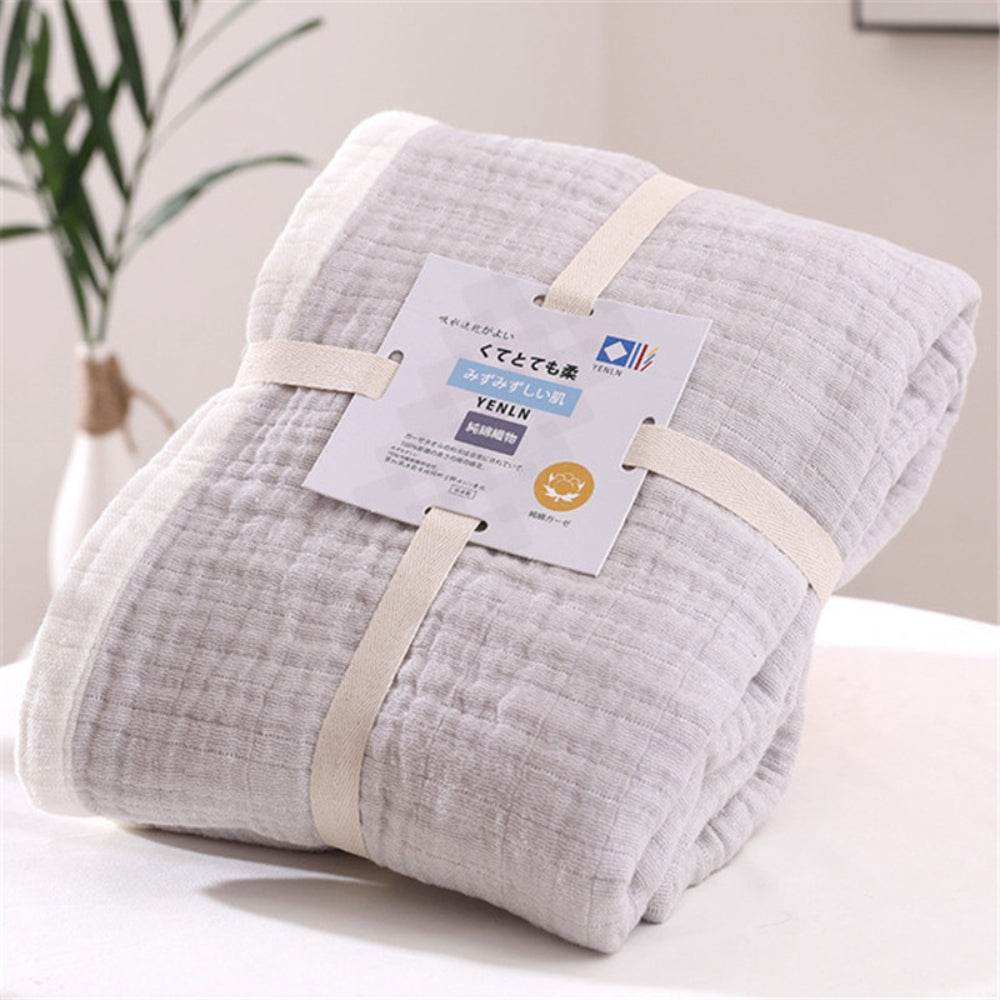 Muslin blanket – Six-layer cotton – Soft and breathable – Cozy throw for all seasons