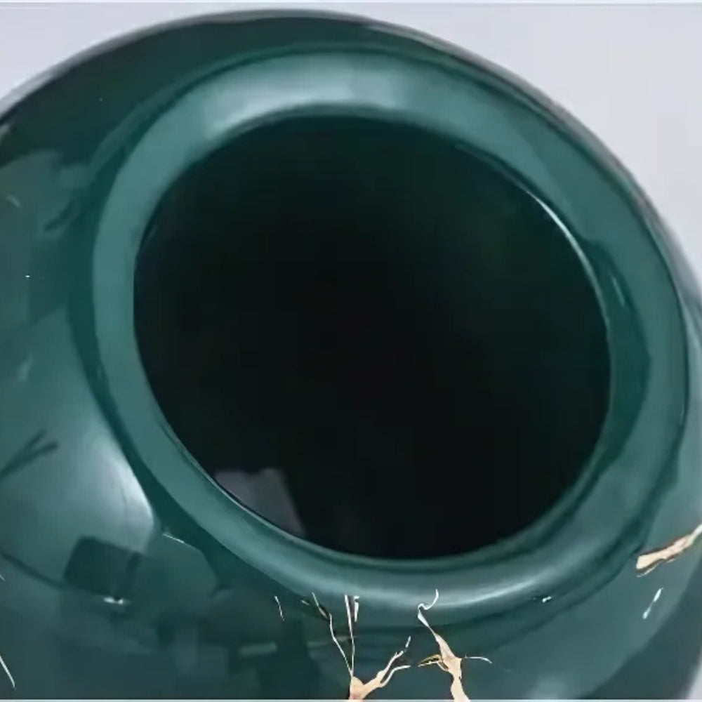 Marble toilet brush with gold handle, modern bathroom cleaning brush set with decorative holder