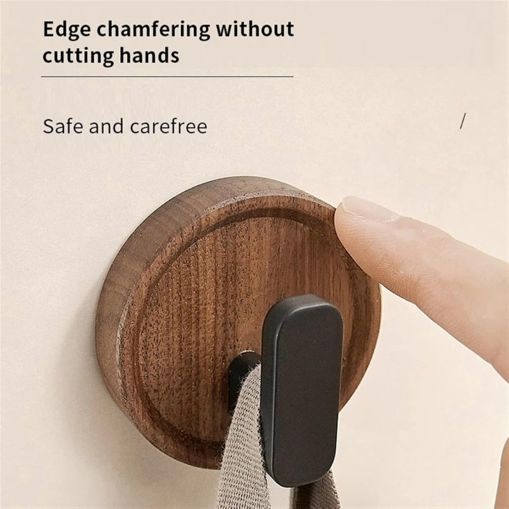 Nordic Walnut Wood Wall Hook