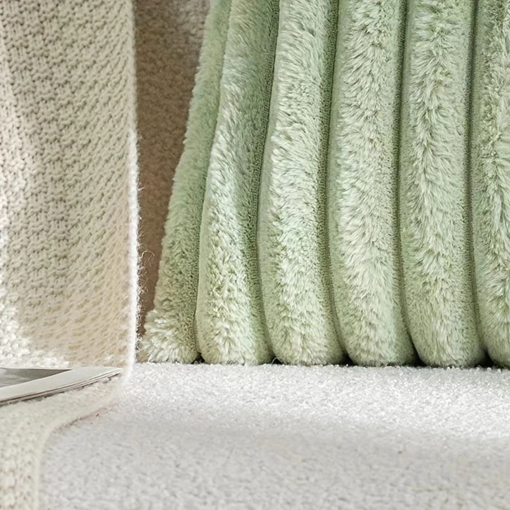 Nouvia Faux Fur Plush Cushion Cover