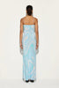 Marmo Printed Satin Maxi Dress