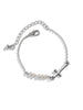 Pearl Cross Bracelet