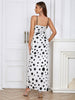 Sexy Polka Dot Maxi Dress