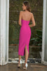 Sexy Strapless Bandage Midi Dress